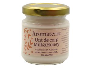 Unt de Corp Hidratant Milk&Honey (Lapte și Miere) – 100% natural